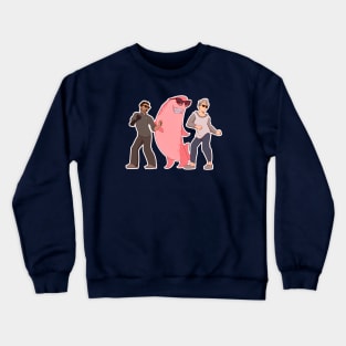 nimona shark dance Crewneck Sweatshirt